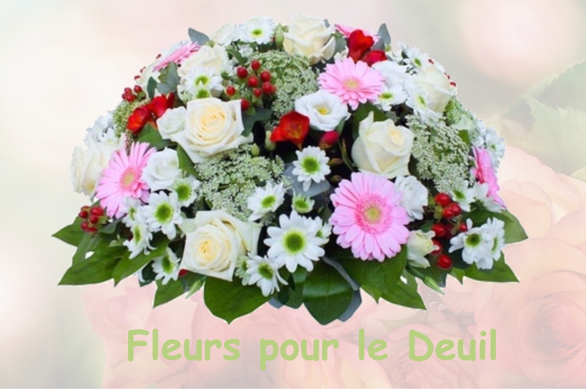 fleurs deuil COURCELLES